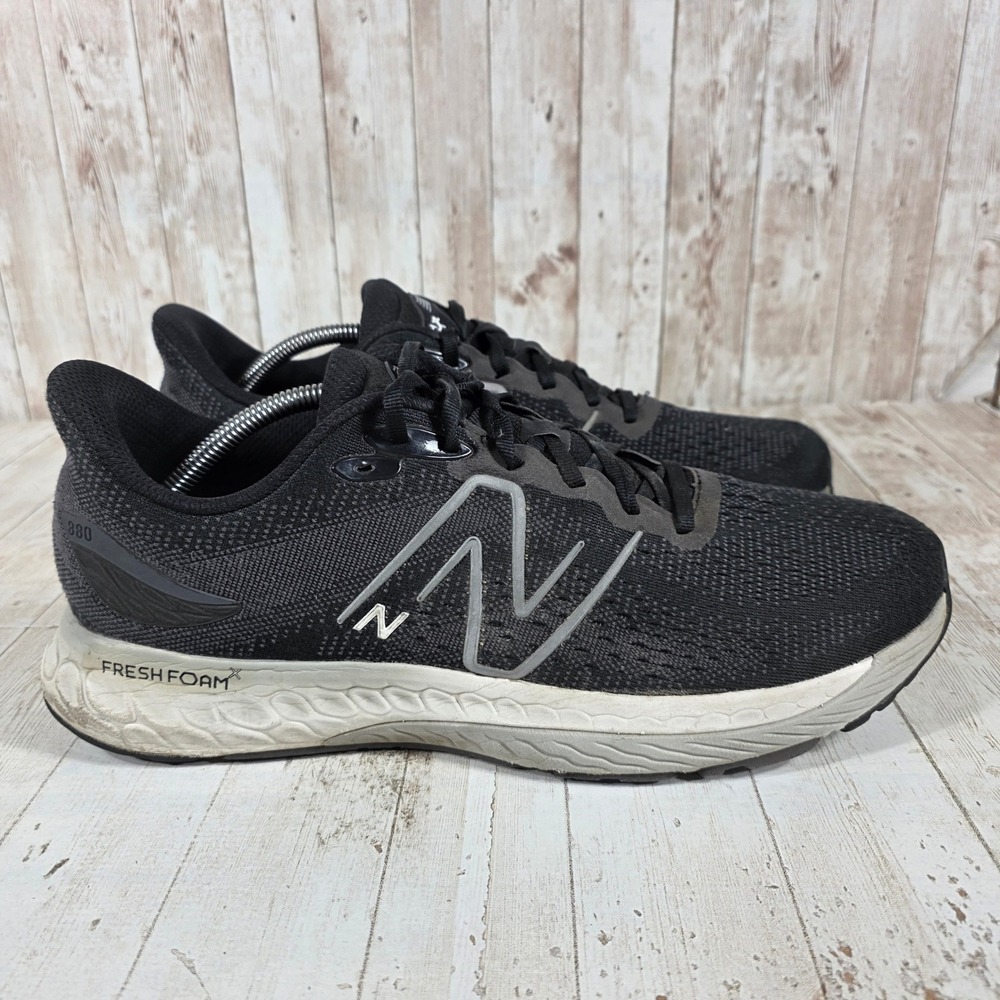 New Balance Fresh Foam X 880 v12 Mens Running Shoes Black White M880B12 Size 13